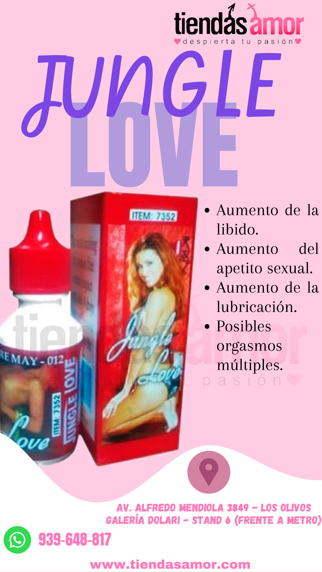 jungle love exitante para damas sexshop lima